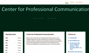 Cobcenterforprofessionalcommunication.simplybook.me thumbnail