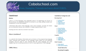 Cobolschool.com thumbnail