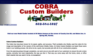 Cobracustombuildersllc.com thumbnail