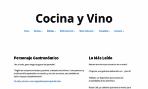 Cocinayvino.net thumbnail