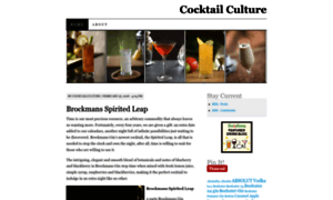 Cocktailculture.wordpress.com thumbnail