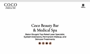 Cocolashbeautybar.com thumbnail