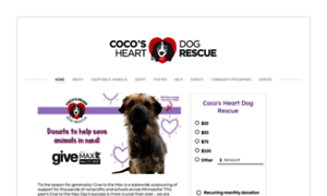 Cocosheartdogrescue.org thumbnail