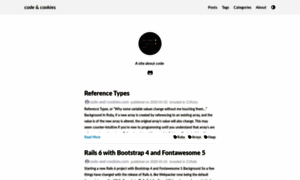 Code-and-cookies.com thumbnail