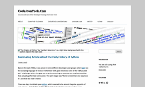 Code.danyork.com thumbnail