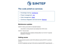 Code.sintef.no thumbnail