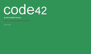 Code42.com.au thumbnail