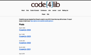 Code4lib.org thumbnail