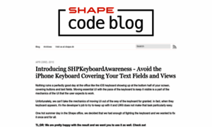 Codeblog.shape.dk thumbnail