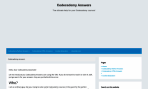 Codecademy-answers.com thumbnail