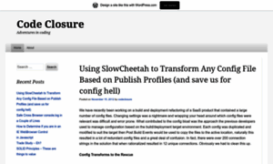 Codeclosure.wordpress.com thumbnail