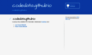 Codedata.github.io thumbnail