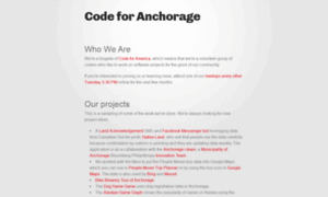 Codeforanchorage.org thumbnail