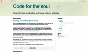 Codeforthesoul.blogspot.com thumbnail