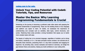 Codeg.com thumbnail