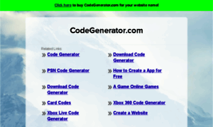 Codegenerator.com thumbnail