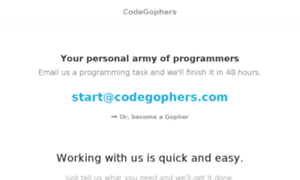 Codegophers.com thumbnail