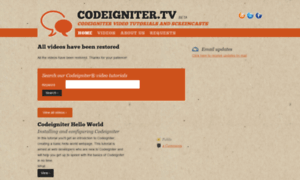 Codeigniter.tv thumbnail