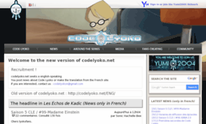 Codelyoko.net thumbnail