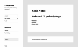 Codenotes.co.uk thumbnail