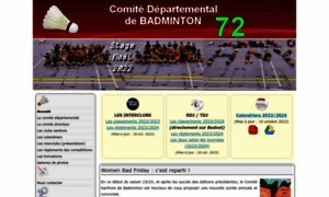 Codep72-badminton.fr thumbnail