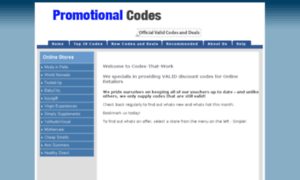 Codes-that-work.co.uk thumbnail