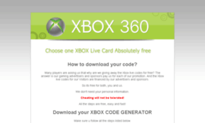 Codesforxbox360.net thumbnail