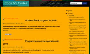 Codevscodes.blogspot.com thumbnail