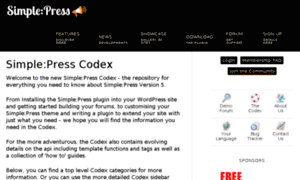Codex.simple-press.com thumbnail