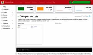 Codeyonhost.com.statscrop.com thumbnail