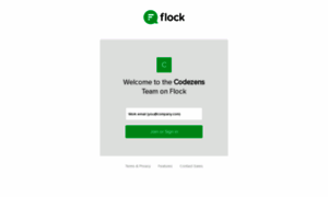 Codezens.flock.co thumbnail