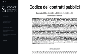 Codicecontrattipubblici.com thumbnail