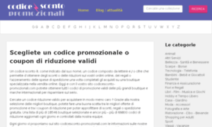 Codicesconto-promozionali.com thumbnail