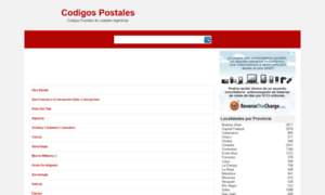 Codigos-postales.com.ar thumbnail