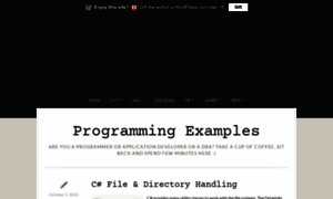 Coding-examples.com thumbnail