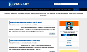 Codingace.com thumbnail