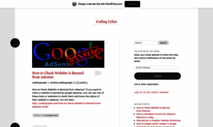 Codingcyber.wordpress.com thumbnail