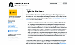 Codinghorror.com thumbnail