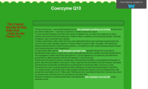 Coenzymeq10.sitew.org thumbnail