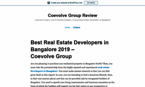 Coevolvegroupreview.wordpress.com thumbnail