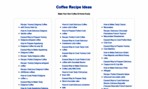 Coffee-recipe-ideas.web.app thumbnail