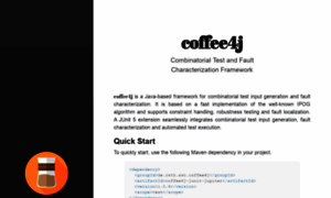 Coffee4j.github.io thumbnail