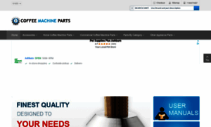 Coffeemachineparts.co.nz thumbnail