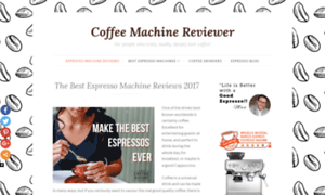 Coffeemachinereviewer.com thumbnail