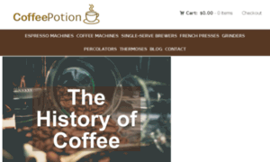 Coffeepotion.com thumbnail