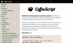 Coffeescript.org thumbnail