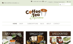 Coffeeteasuperstore.com thumbnail