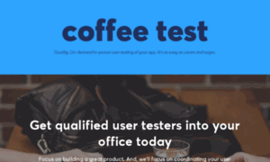 Coffeetest.io thumbnail