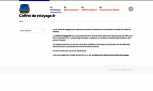 Coffretderelayage.fr thumbnail