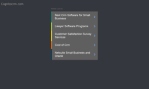 Cognitocrm.com thumbnail